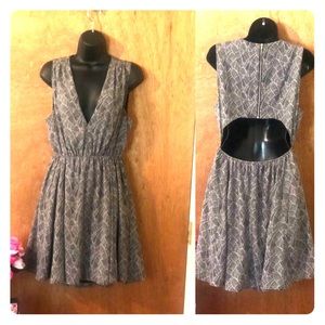 Black and White Mini Dress